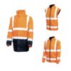 Parka Haute Visibilité REFLECT HV – PARKA 5 en 1 Orange/Marine